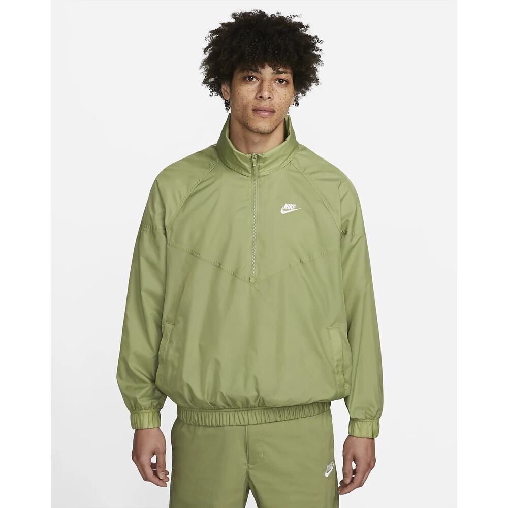 Nike Sportswear Windrunner Ulined Woven Anorak Jacket Green Men Large DQ4910-334